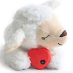 Plush Dog Toy， Puppy Toy With Heartbeat Behavioral Aid Warm Plush Pet Toy， Sheep Shape