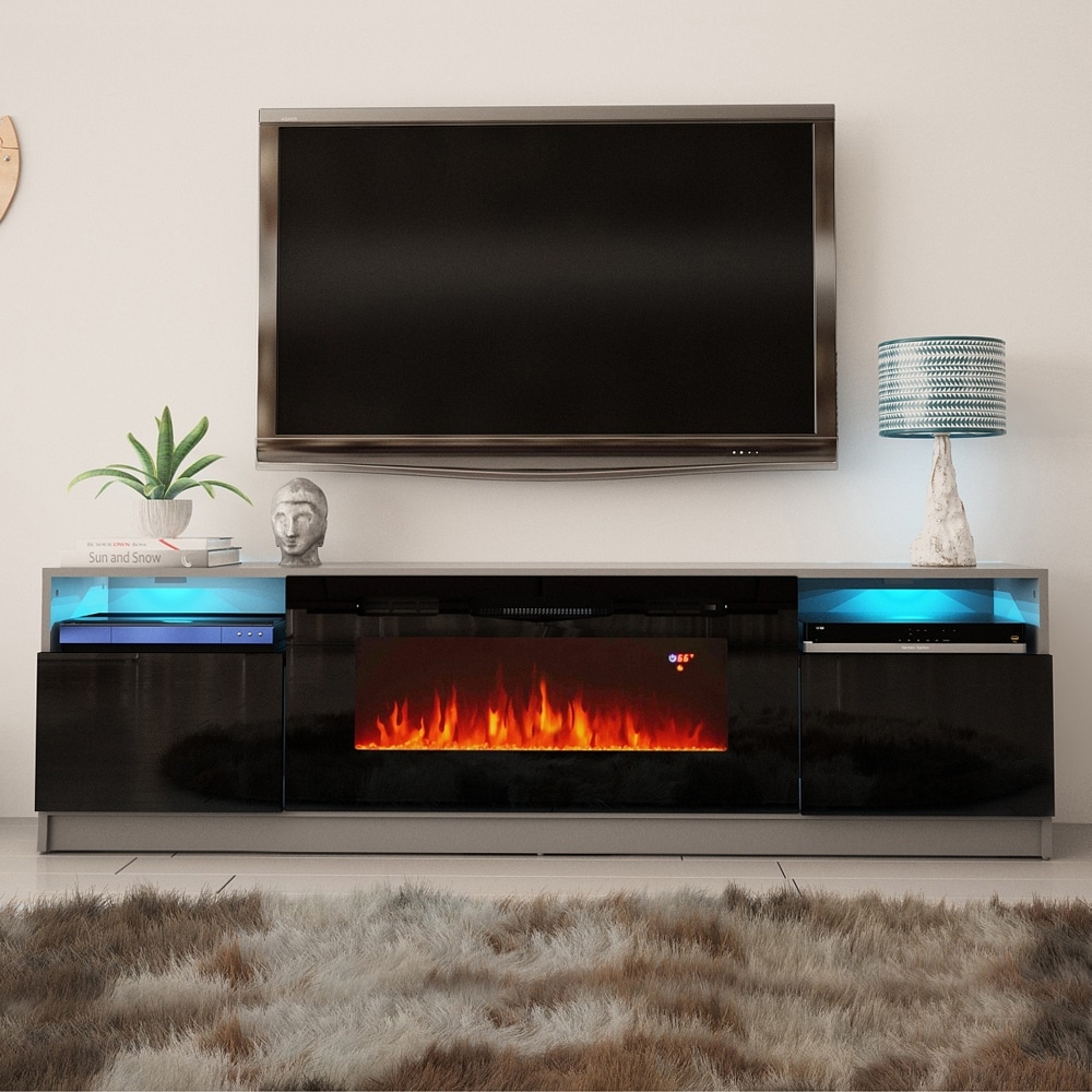 Strick   Bolton Amsden Electric Fireplace TV Stand