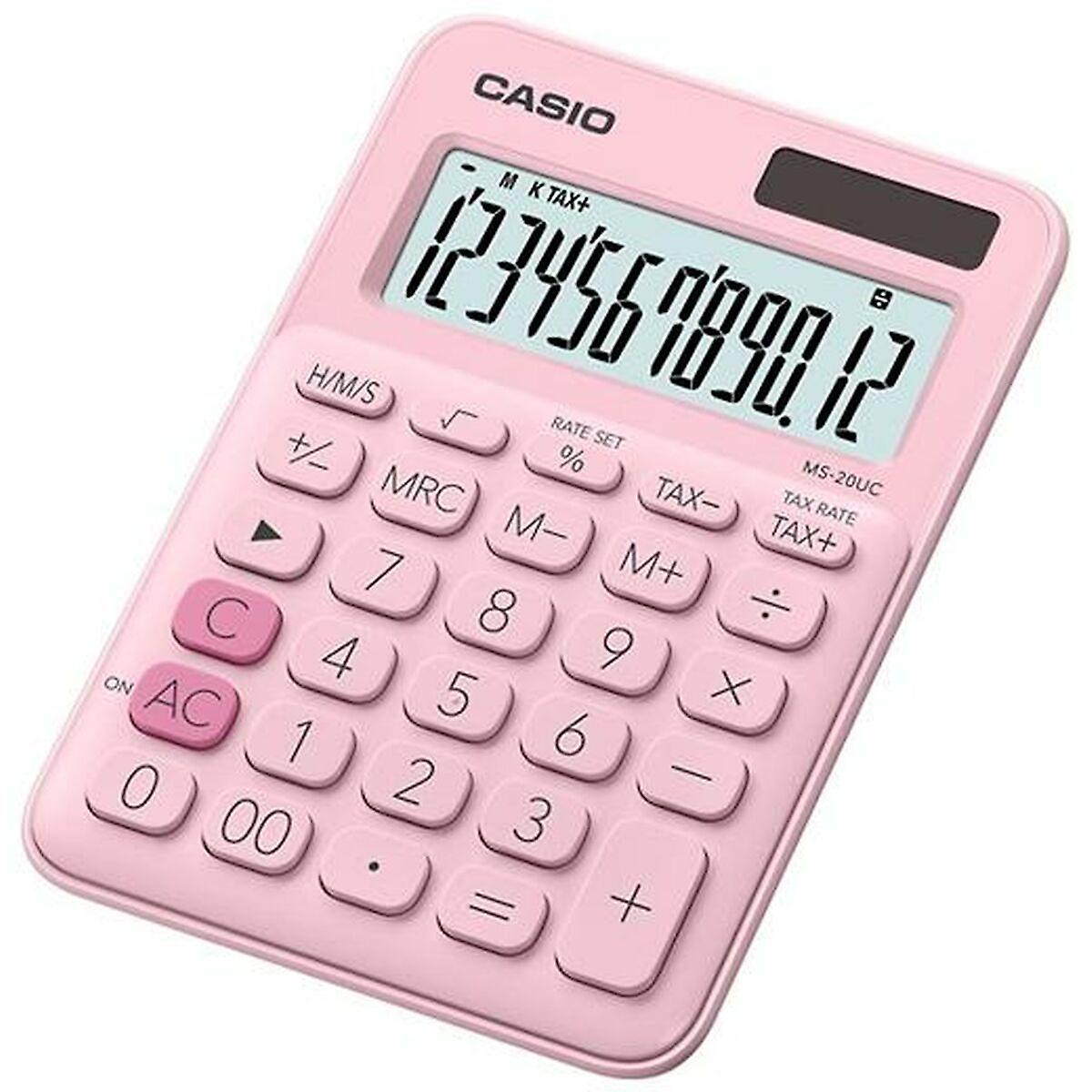 Calculator Casio MS-20UC Pink 2，3 x 10，5 x 14，95 cm (10 Units)