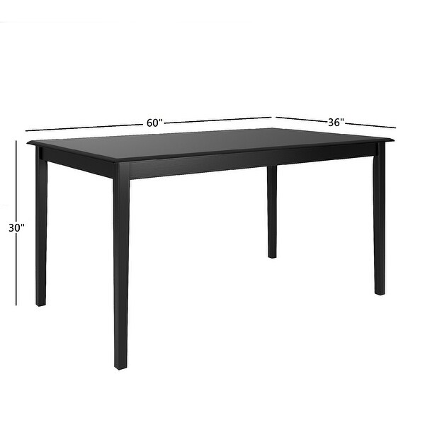 Wilmington Black Dining Table by iNSPIRE Q Classic