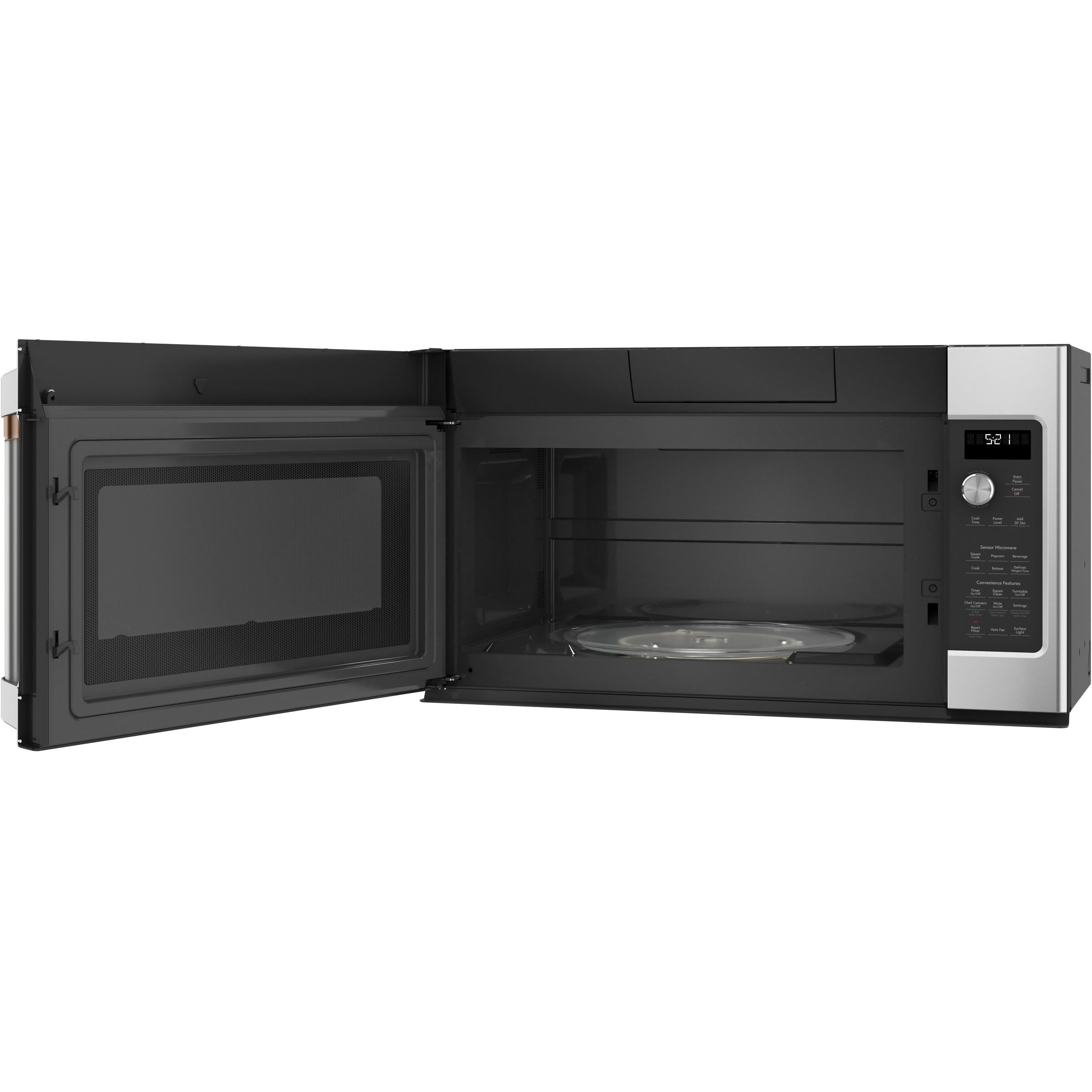 Café 30-inch, 2.1 cu.ft. Over-the-Range Microwave Oven CVM521P2MS1