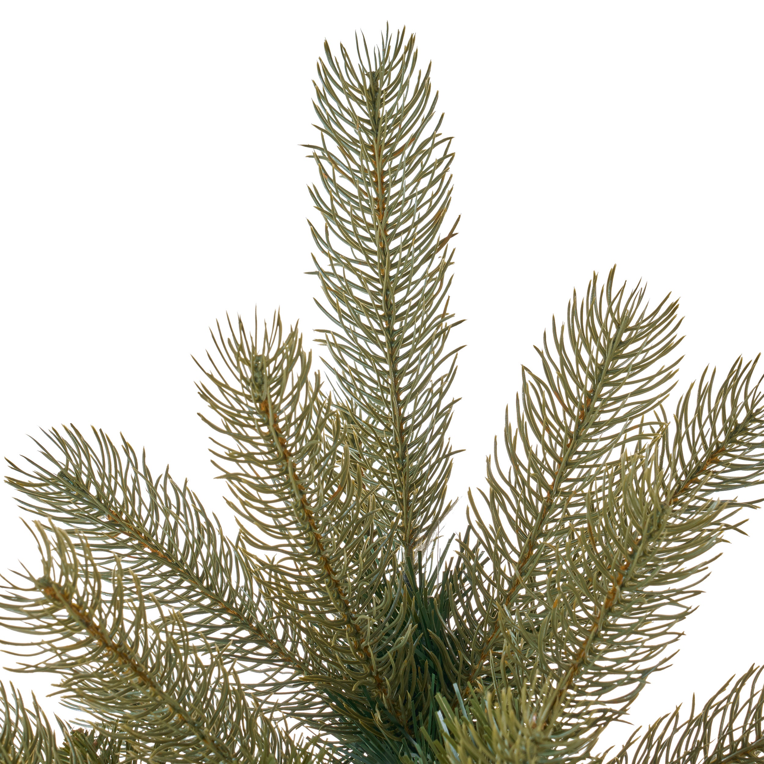 7-Foot Mixed Spruce Hinged Artificial Christmas Tree