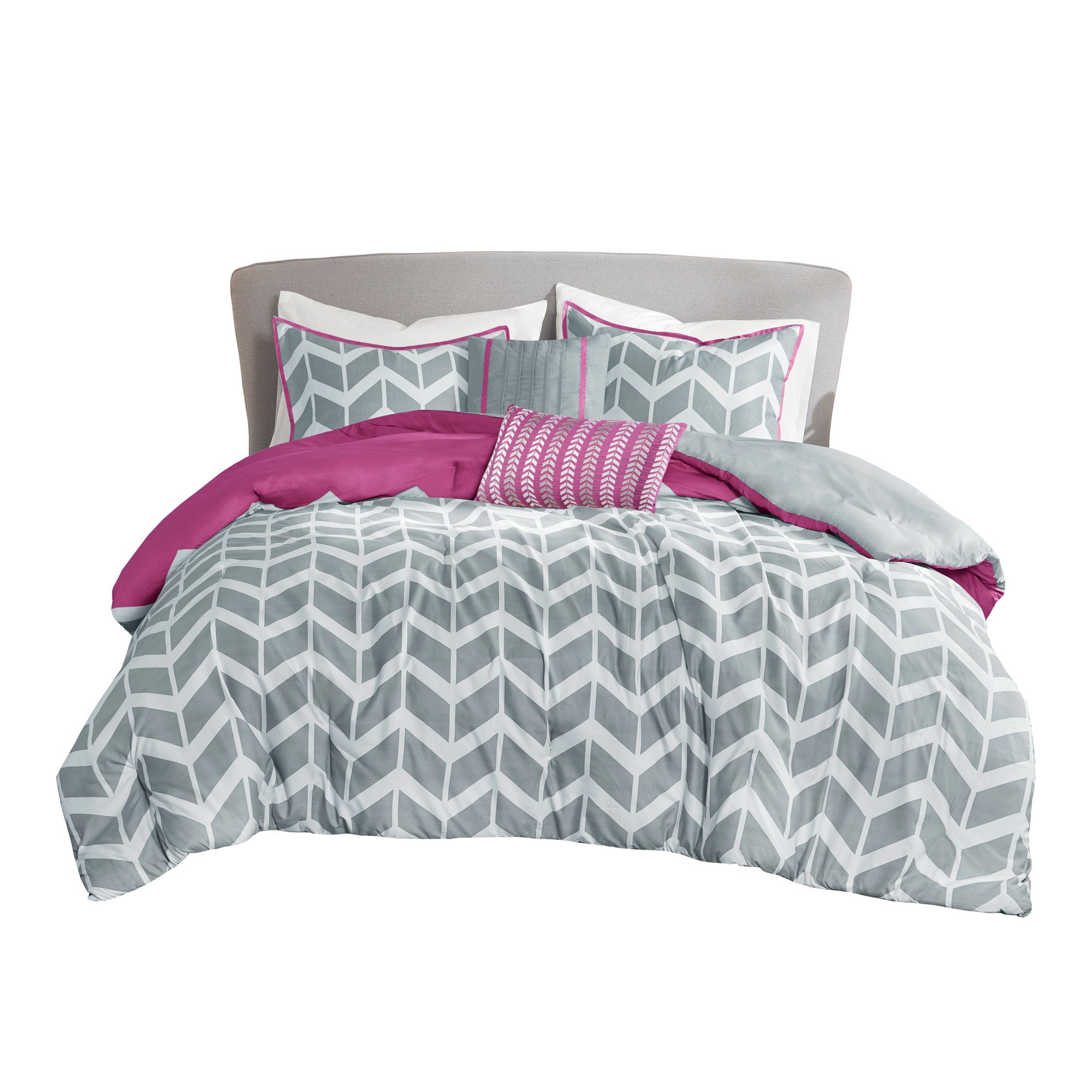 Home Essence Apartment Darcy Ultra Soft Bedding Comforter Set, Twin/Twin XL, Purple