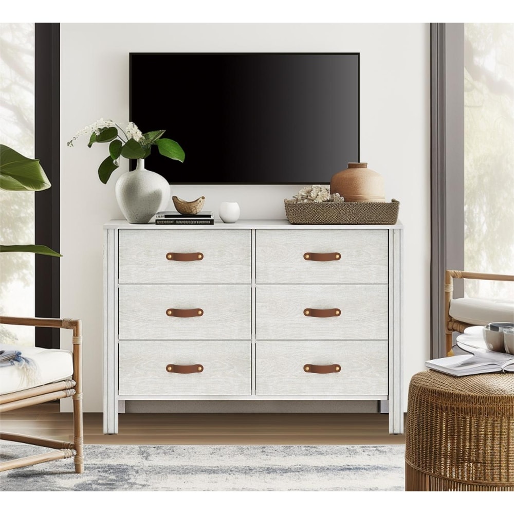 Dresser TV Stand with Drawer  Classic TV Console Table for Living Room