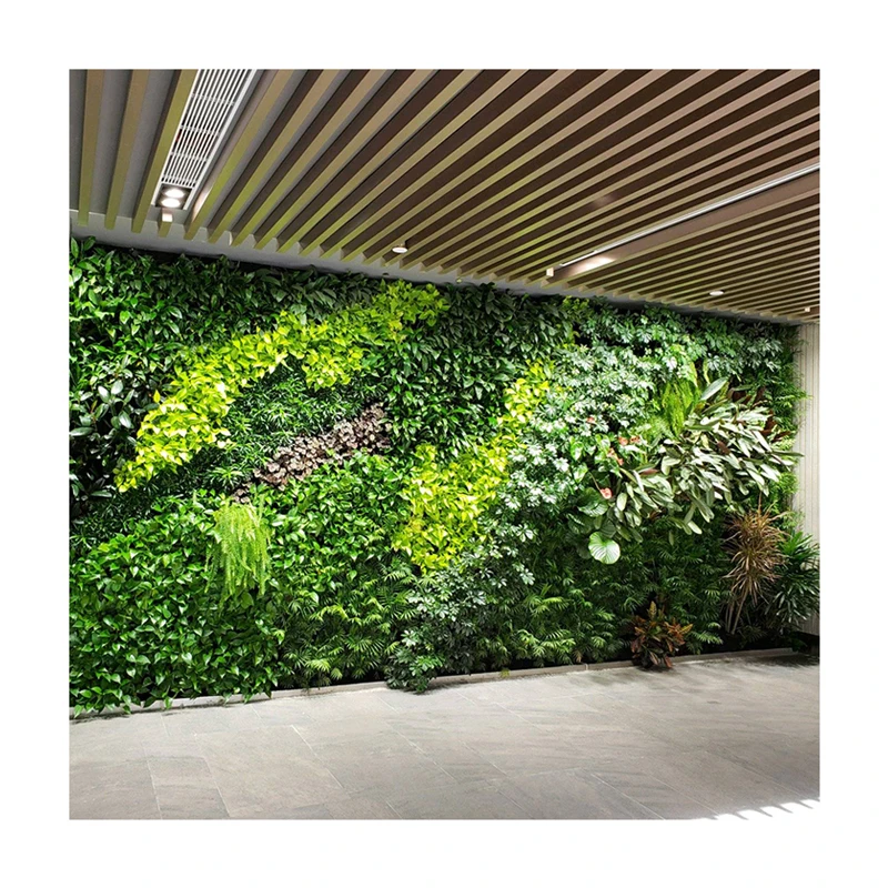 Pq14 1*1m Garden Supplies Artificial Boxwood Hedge Hanging Green Grass Wall for Privacy Outdoor Decor