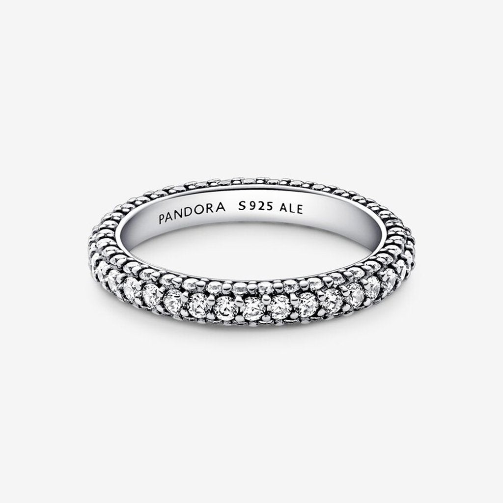 PANDORA  Pandora Timeless Pavé Single-row Ring in Sterling Silver