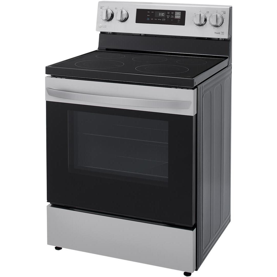 LG 30-inch Freestanding Electric Range with SmartDiagnosis? LREL6321S