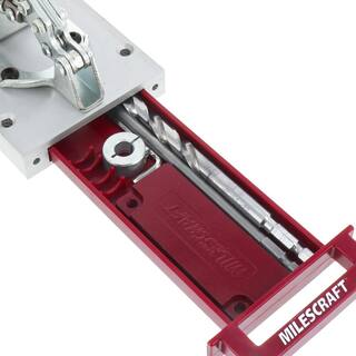 Milescraft Pocket Jig 400 - Self-Clamping Heavy-Duty All-Metal Pocket Hole Jig. Complete Kit with Bit Driver and Screws 1327