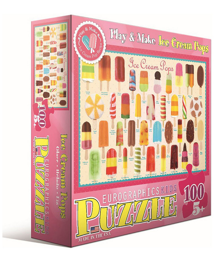 Eurographics Play and Make Ice Cream Pops - 100 Piece Puzzle