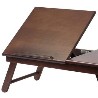 Winsome Alden Lap Desk Flip Top with Drawer Foldable Legs 94623