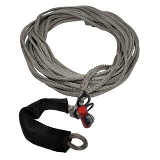 LockJaw 14 in. x 50 ft. Synthetic Winch Line Extension with Integrated Shackle 21-0250050