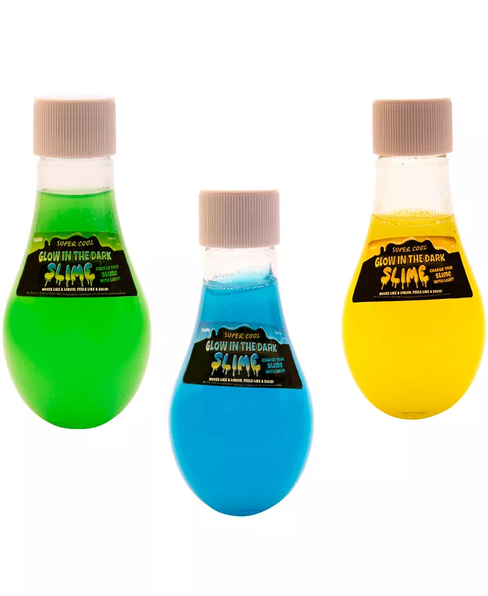 Super Cool Compounds Slime Glow In The Dark Pack Of 3