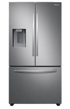 36 inch wide 27 cuft French Door Refrigerator in Fingerprint