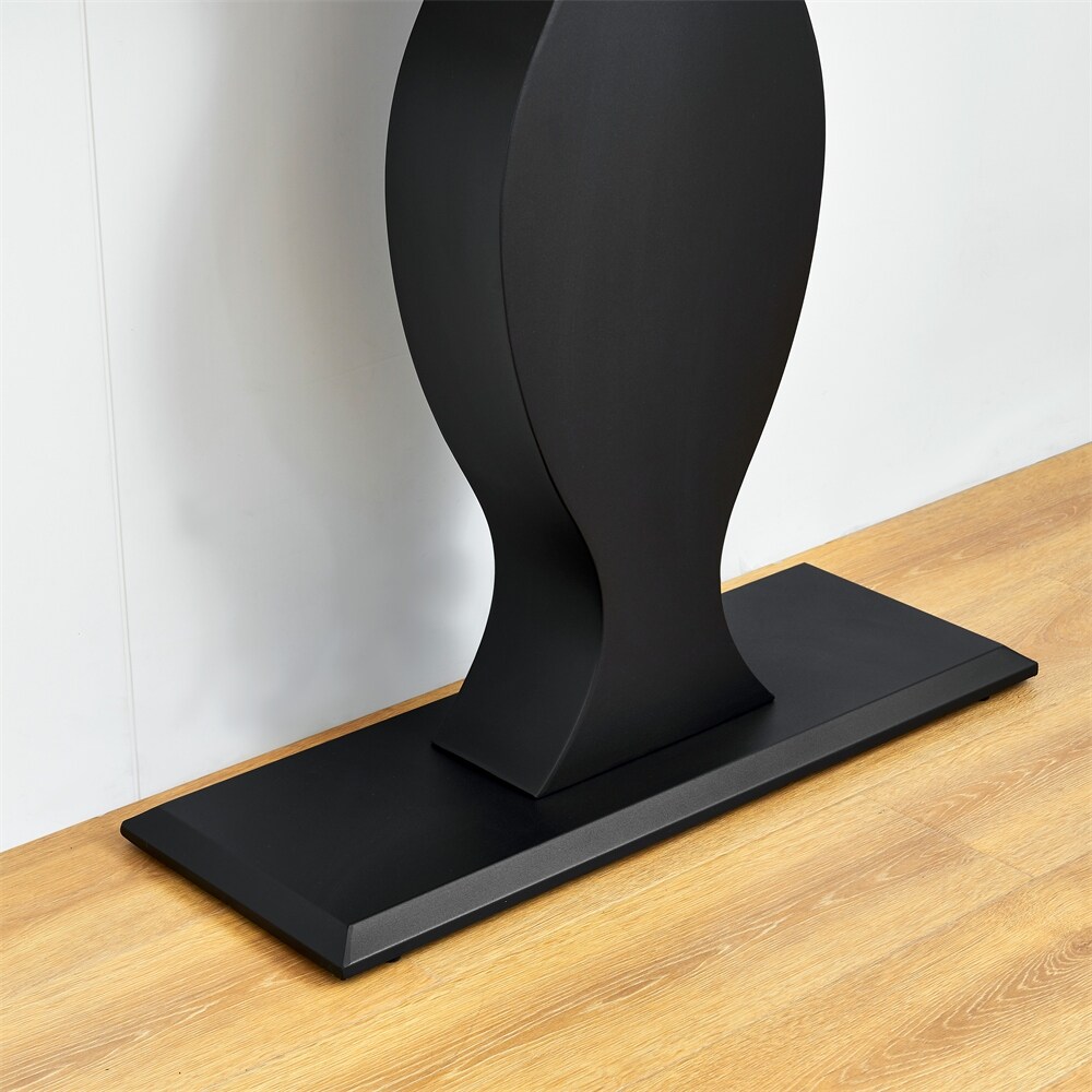 Console Table  Exquisite Shape Design w/ Adjustable Foot Pads