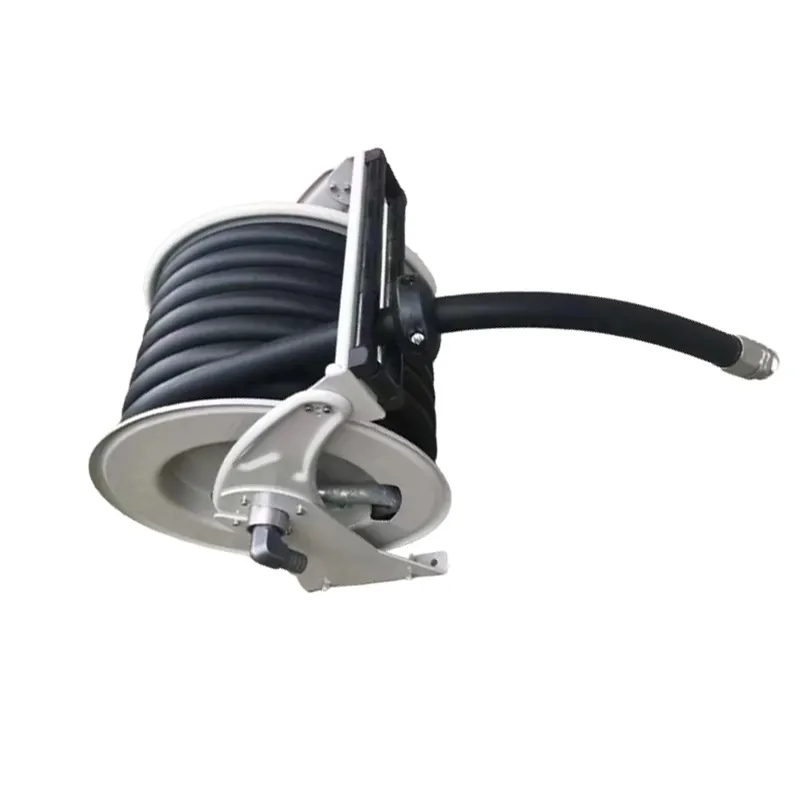 Retractable Wall Mounted Hose Reel for Diesel Supply