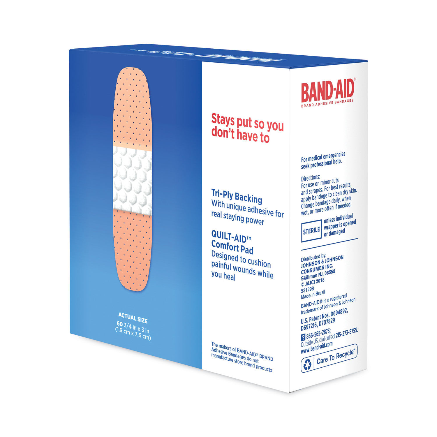 Plastic Adhesive Bandages by BAND-AIDandreg; JOJ100563500