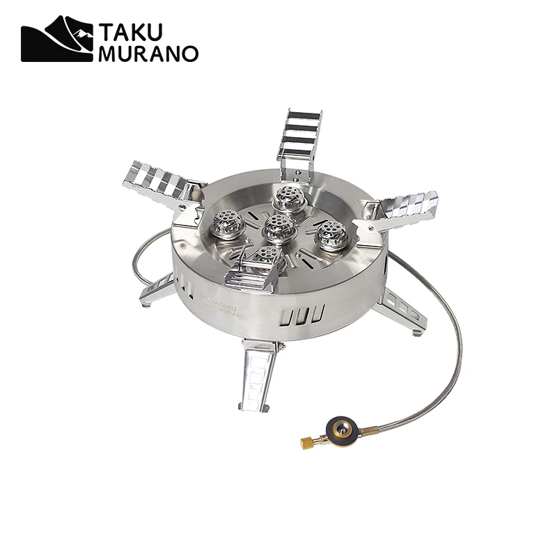 5 Heads Windproof Portable Hiking Outdoor Camping Stove