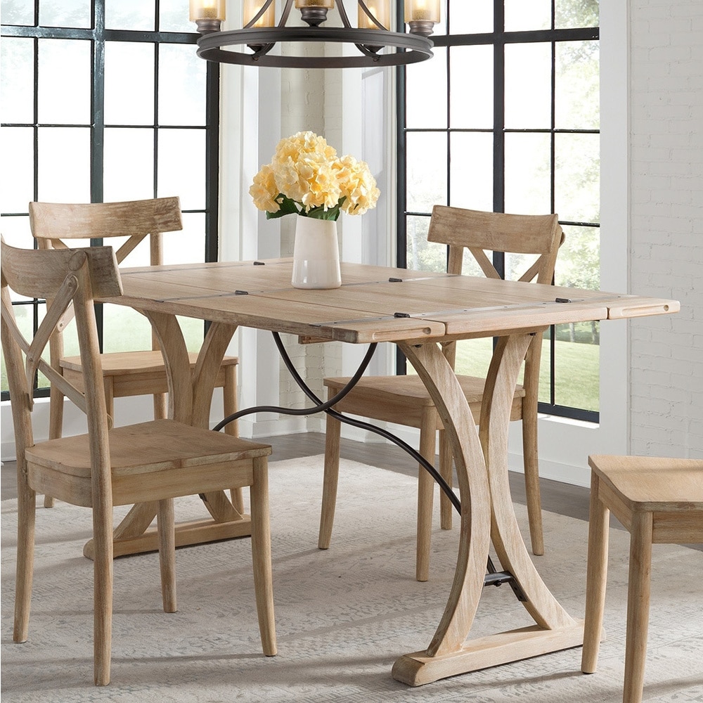 The Gray Barn Whistle Stop Folding Top Dining Table   N/A