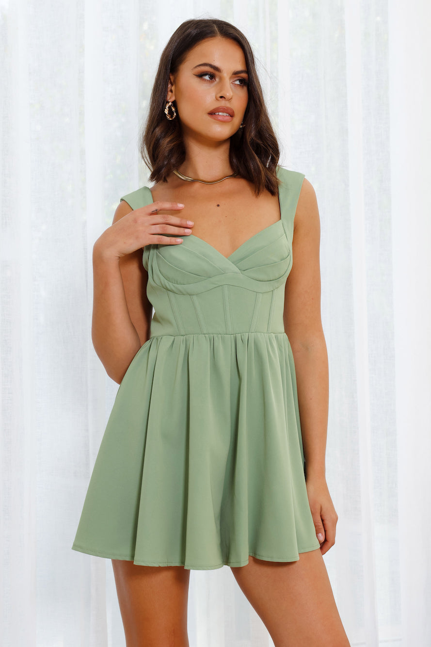 Give Notice Playsuit Green