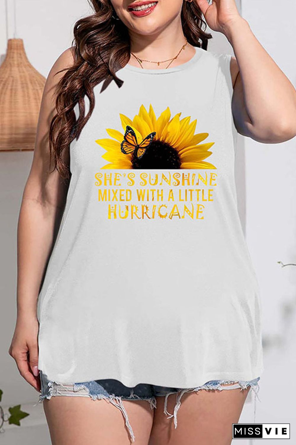 She’s Sunshine Mixed With A Little Hurricane Tank Top