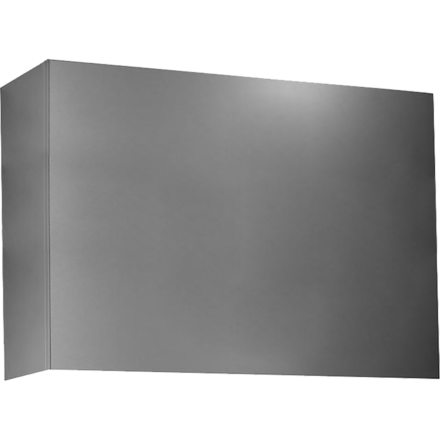 Zephyr Duct Cover for Tempest I and II Collection Range Hoods - Stainless Steel