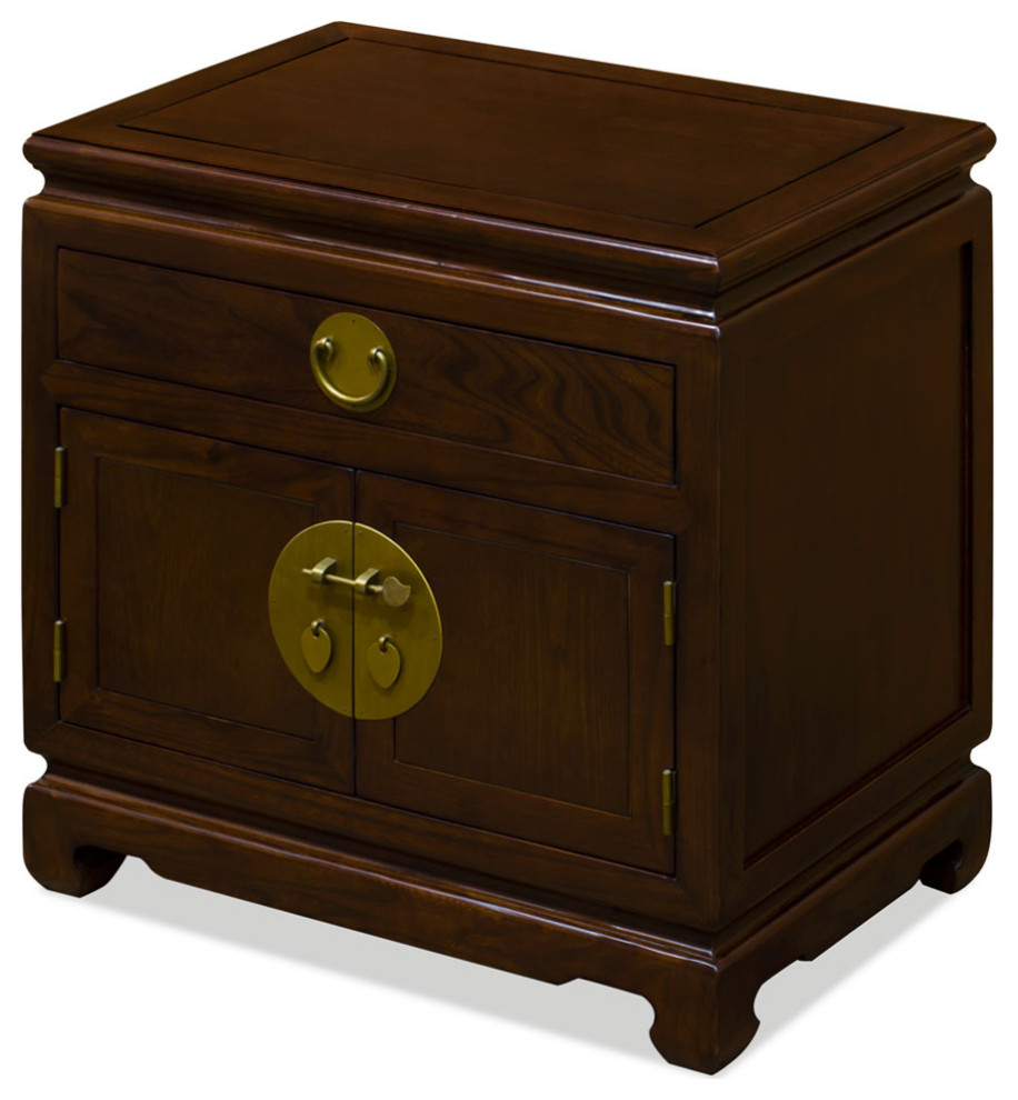 Mahogany Petite Elmwood Chinese Ming Cabinet   Asian   Accent Chests And Cabinets   by China Furniture and Arts  Houzz