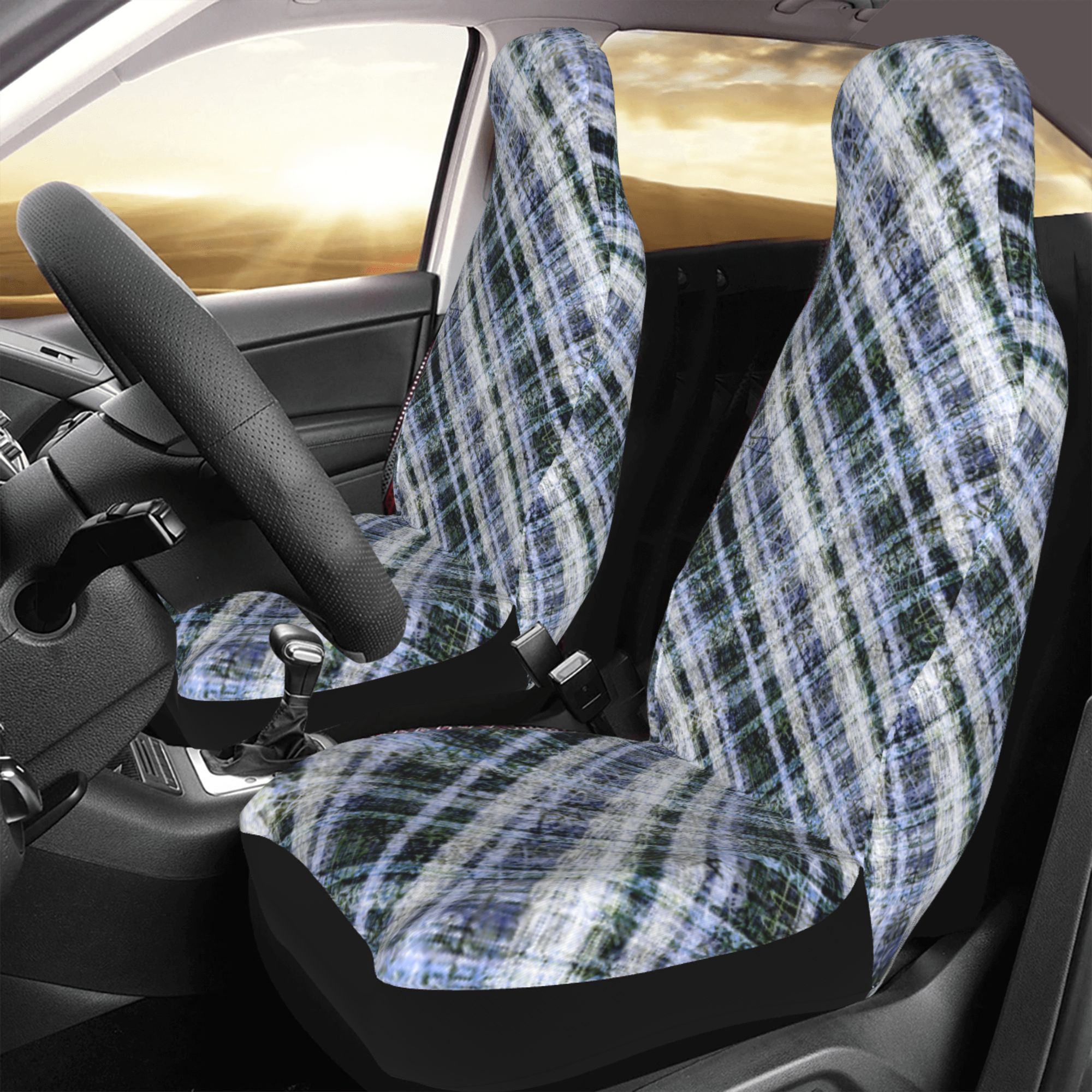 ZICANCN Car Seat Covers Front Seats Only，Batik Art Automotive Seat Covers Protectors for Cars Trucks Suv 2 Pack