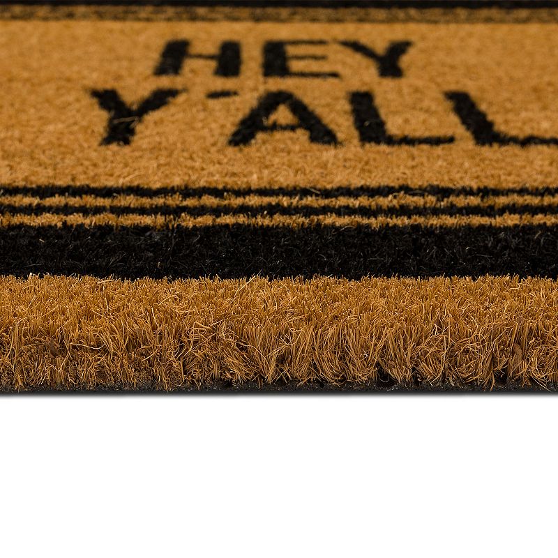 Sonoma Goods For Life® Hey Y'All Coir Doormat - 18'' x 30''