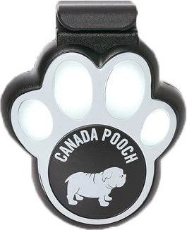 Canada Pooch Light Attachment Dog Tag Accessory， Black， Small