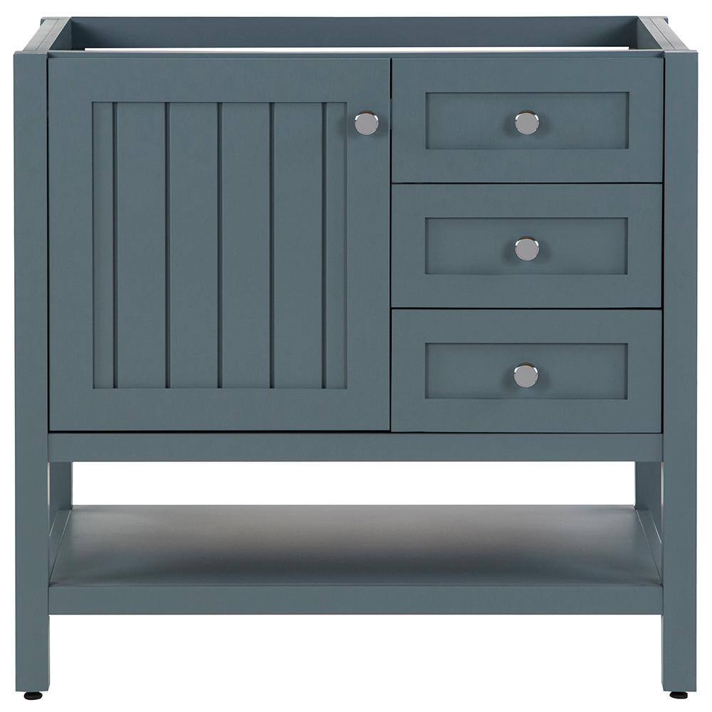 Home Decorators Collection Lanceton 36 in. W x 22 in. D x 34 in. H Bath Vanity Cabinet Only in Sage LT36-SE