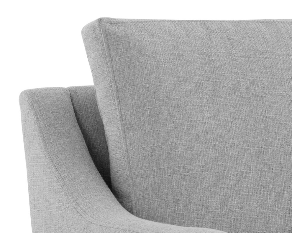 Brianna Swivel Lounge Chair Liv Dove   Transitional   Armchairs And Accent Chairs   by Sunpan Modern Home  Houzz