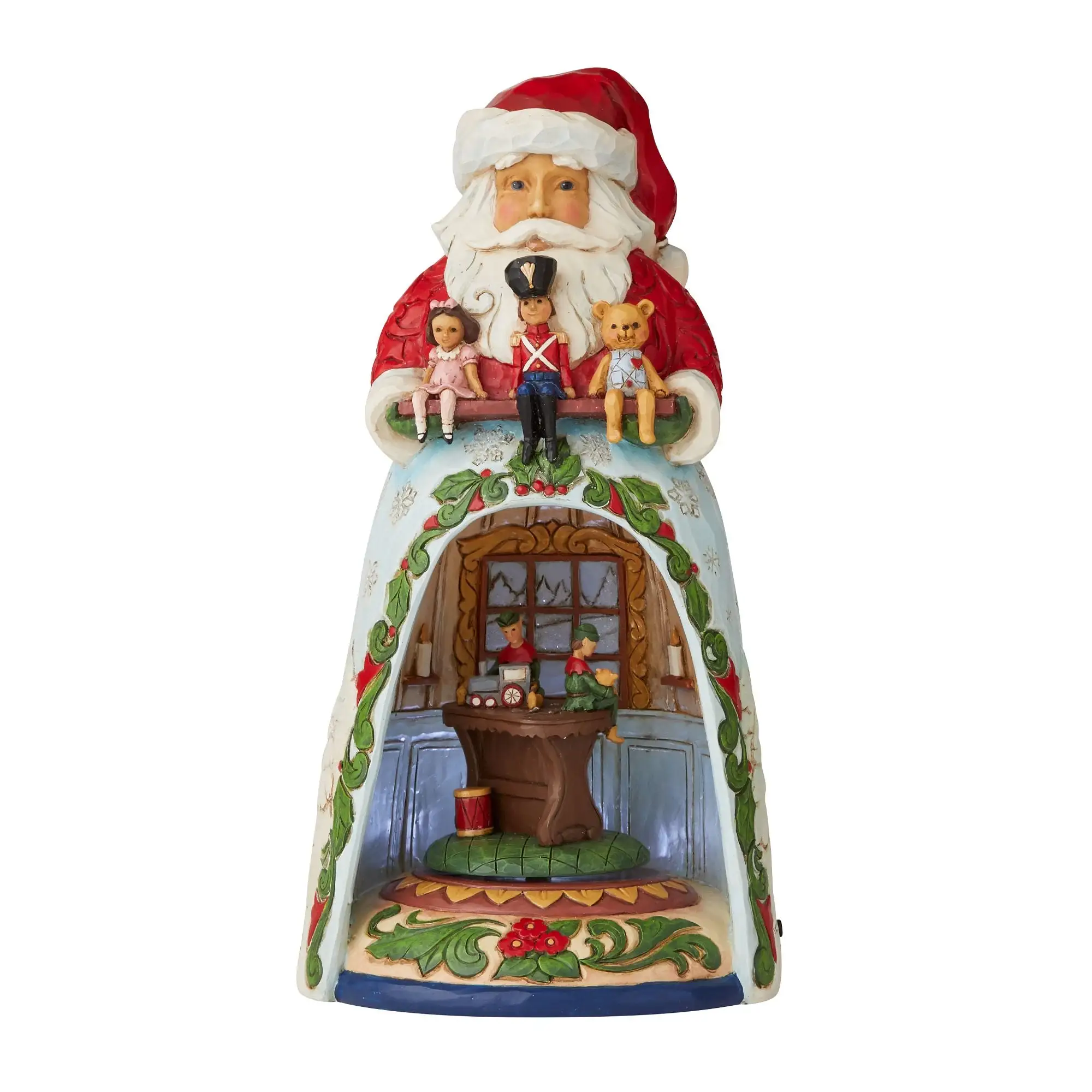 Santa Workshop Lighted Rotator