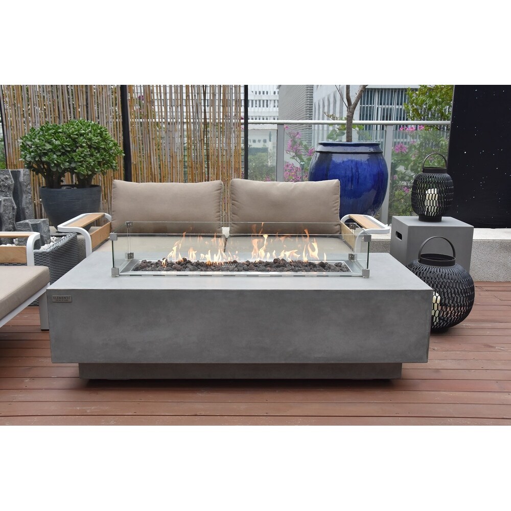 Elementi Granville Outdoor Fire Pit Table 60\