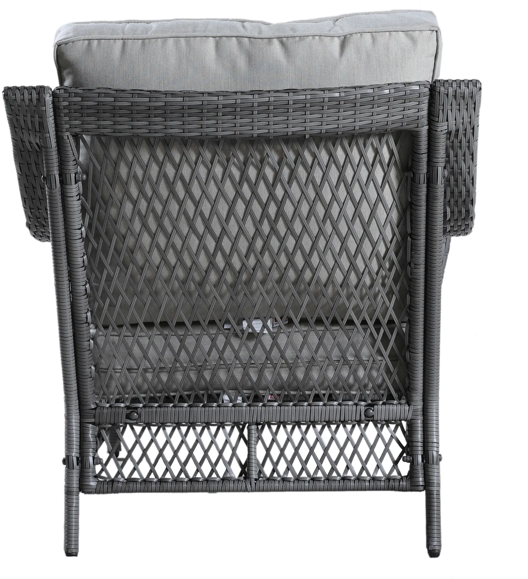 Essen II Gray Wicker Club Chair (Set of 2)