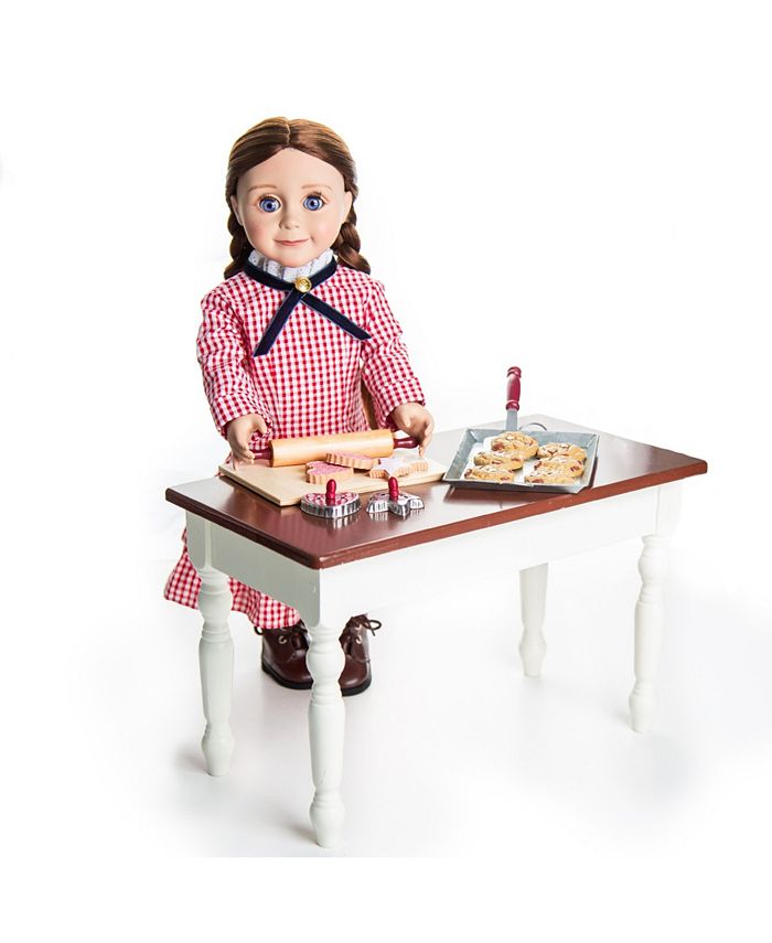 The Queen's Treasures 18 Doll Food Accessory， 16 Piece Authentic Cookie Baking Set with Cookies and Baking Tools， Compatible for Use with American Girl Dolls