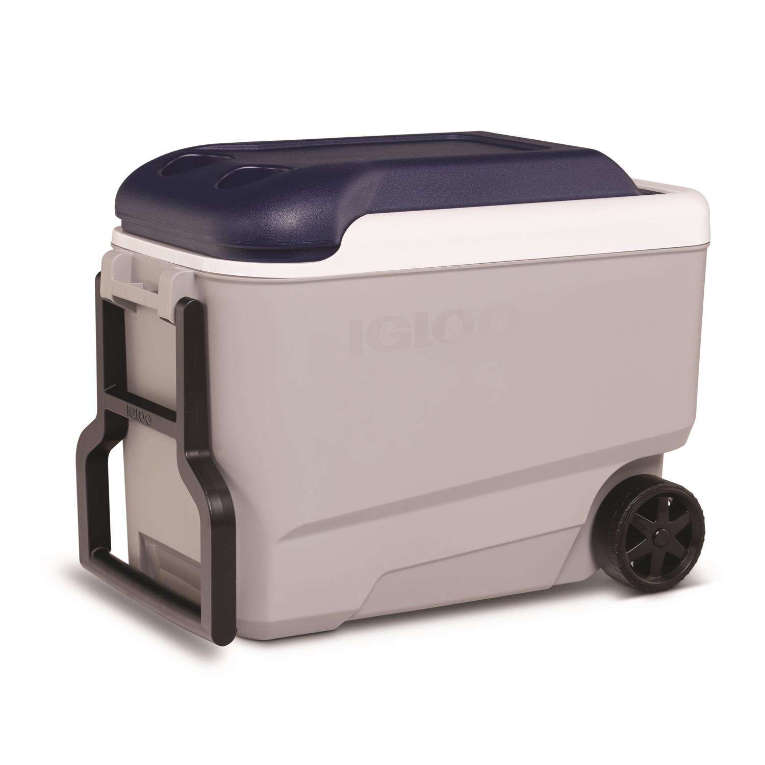 Igloo MaxCold Gray 40 qt Roller Cooler