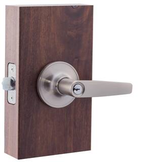 Copper Creek Daley Satin Stainless Keyed Entry Door Handle DL1240SS