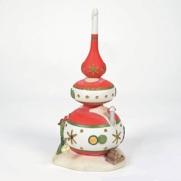 Department 56 North Pole Lighted Christmas Finny'S Ornament House