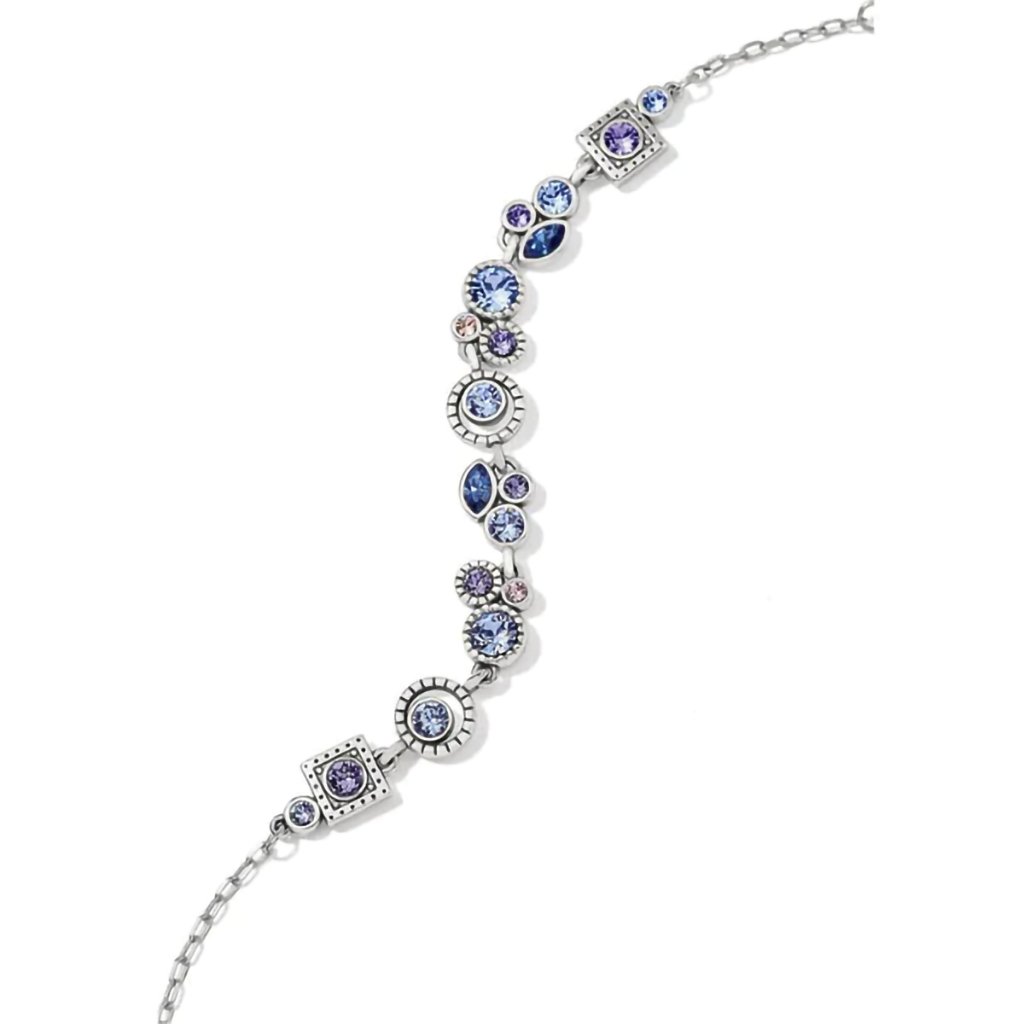 Brighton  Halo Radiance Bracelet in Silver-Tanzanite