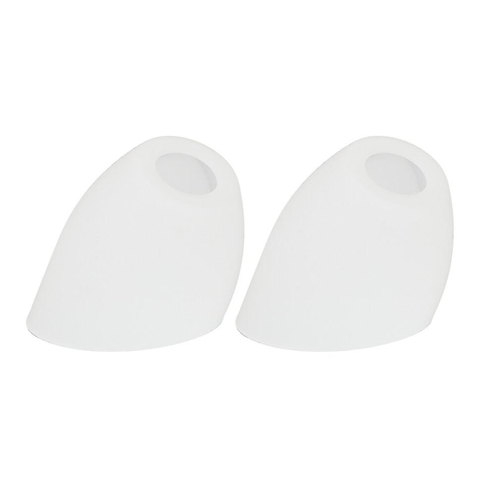 2pcs Inclined Head Lampshade Simple Lamp Cover Plastic Lamp Shade Lamp Accessory