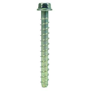 Simpson Strong-Tie Titen HD 38 in. x 4 in. Mechanically Galvanized Heavy-Duty Screw Anchor (50-Pack) THD37400HMG