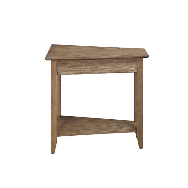 American Heritage Wedge End Table