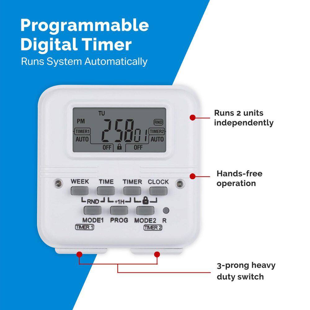 XPOWER Olympus Programmable Sanitizing System Automatic Overnight Indoor Air Quality Solution HEPA Air Purifier PSS1