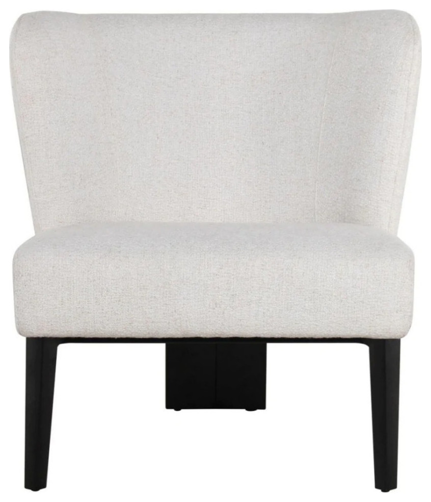 Jillian Modern White Accent Chair   Transitional   Armchairs And Accent Chairs   by Rustic Home Furniture Deco  Houzz