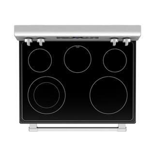 Maytag 30 in. 5.3 cu.ft. Single Oven Electric Range in Stainless Steel MER4600LS