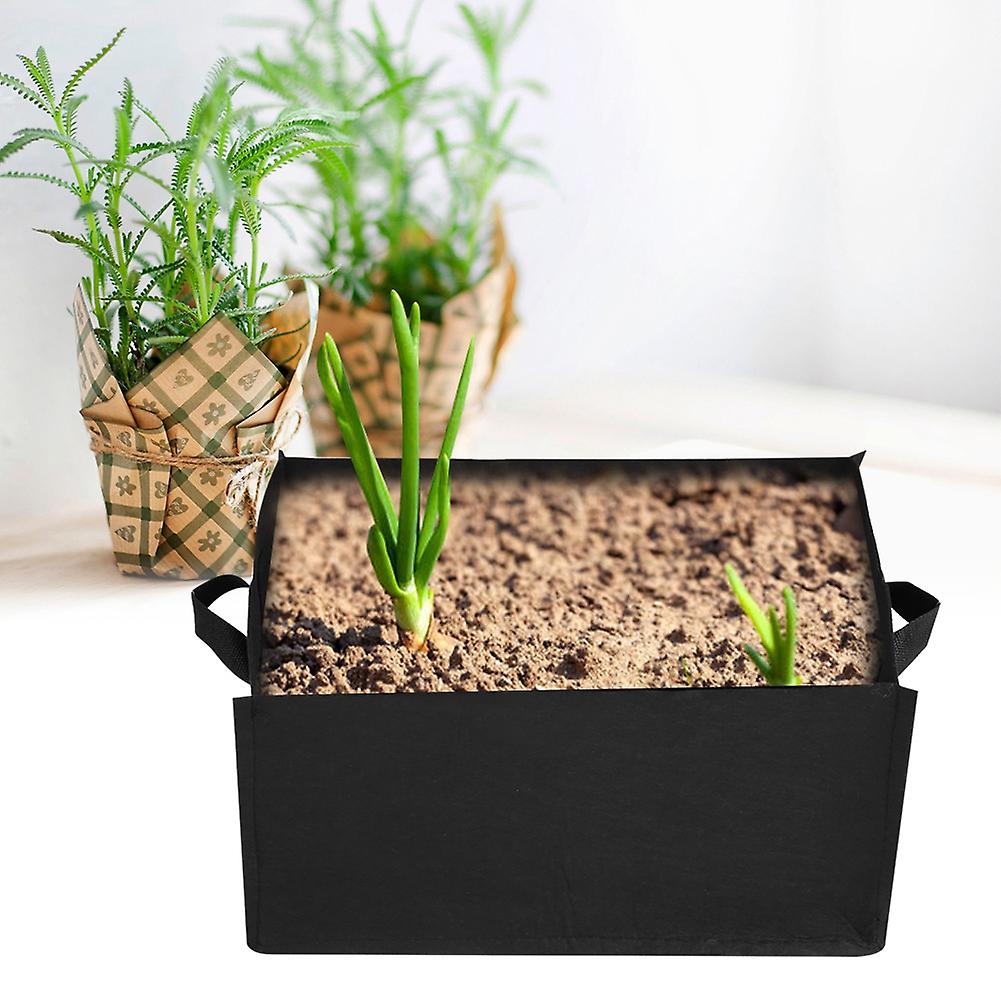 1pc Vegetable Strawberry Planting Square Bag Garden Plant Flower Nursery Planter(s 40*30*20cm)