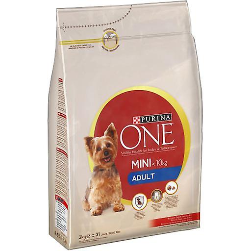 Purina One Food Mini Dog Adult Beef And Rice (Dogs ， Dog Food ， Dry Food)