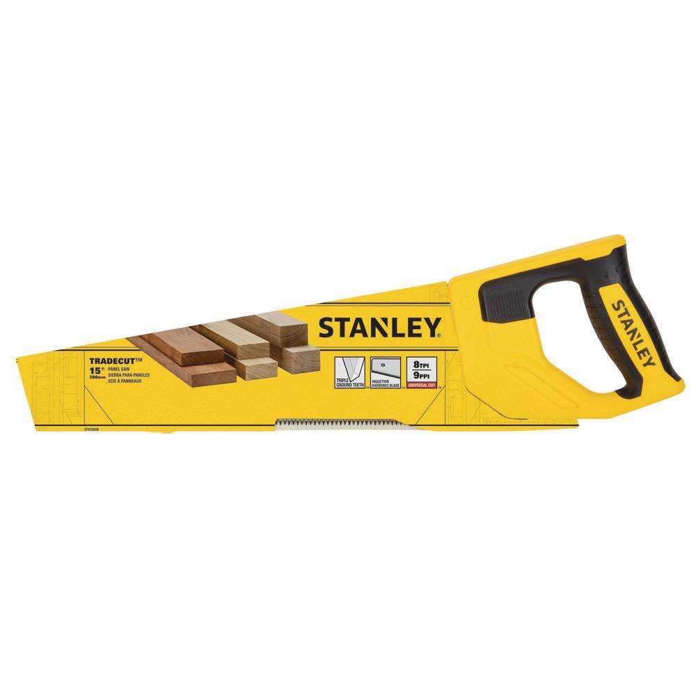 Stanley Trade cut 15 in. Tooth Saw STHT20348