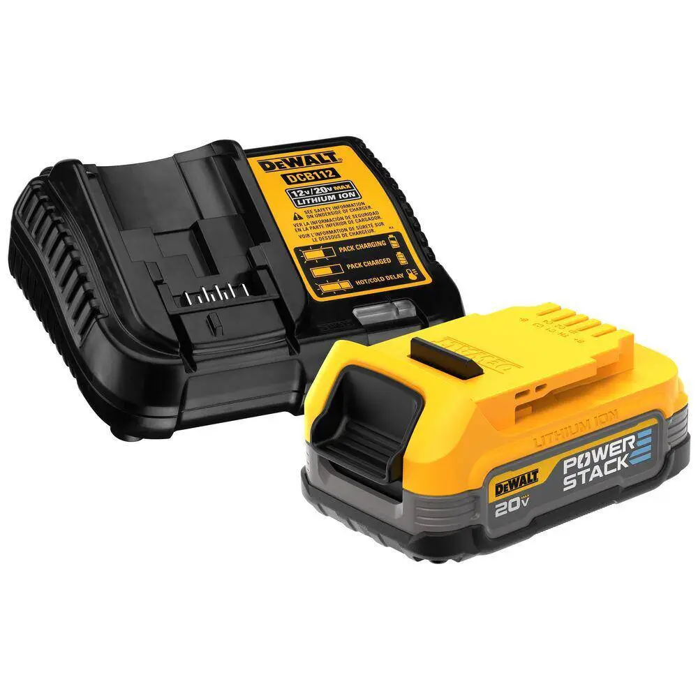 DEWALT ATOMIC 20V MAX Brushless Cordless Compact 12 in. DrillDriver and 20V POWERSTACK Compact Battery Kit DCD708BWP034C