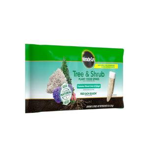 Miracle-Gro 3 lbs. Tree and Shrub Plant Food Spikes 485101205